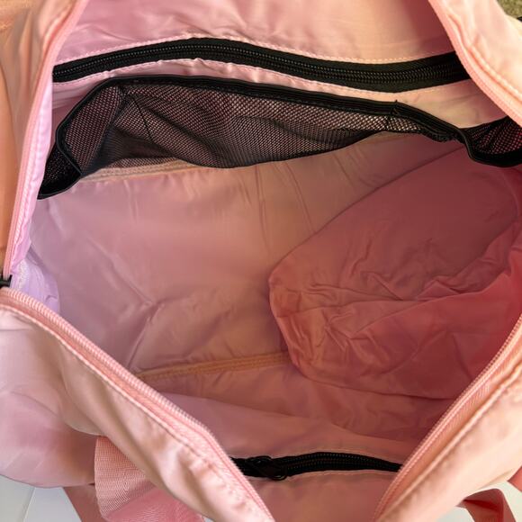 NEW Pink Duffel Weekender Tote Bag by Clementine - Picture 7 of 12